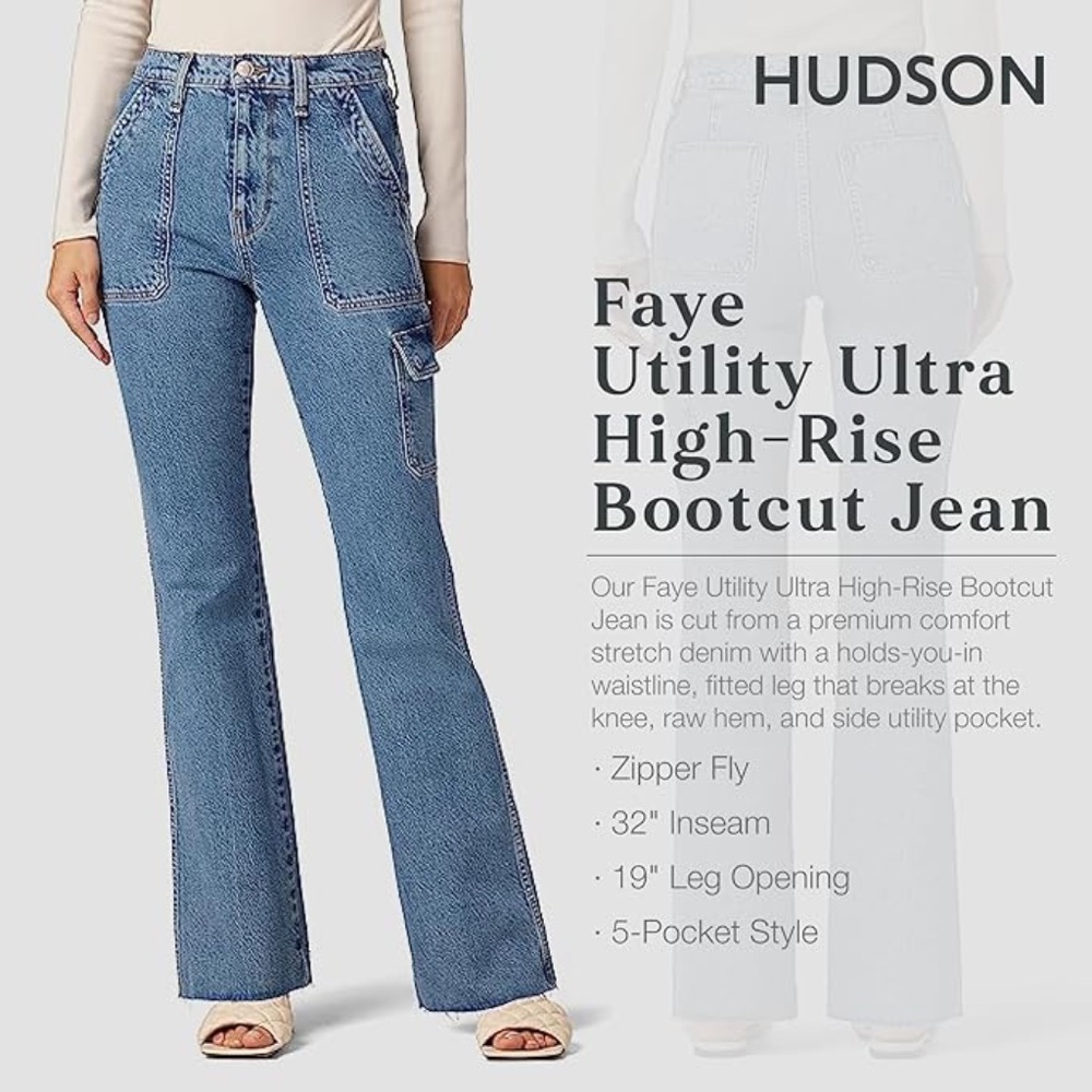 Hudson Faye Bootcut Utility Jean